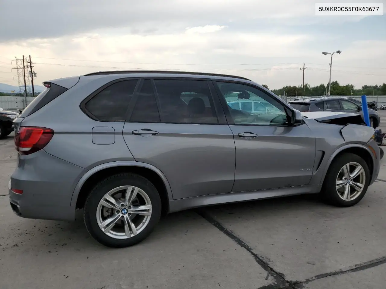 2015 BMW X5 xDrive35I VIN: 5UXKR0C55F0K63677 Lot: 65145465