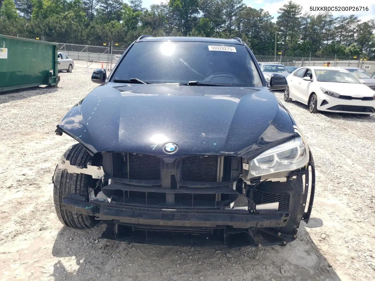 2016 BMW X5 xDrive35I VIN: 5UXKR0C52G0P26716 Lot: 56028275