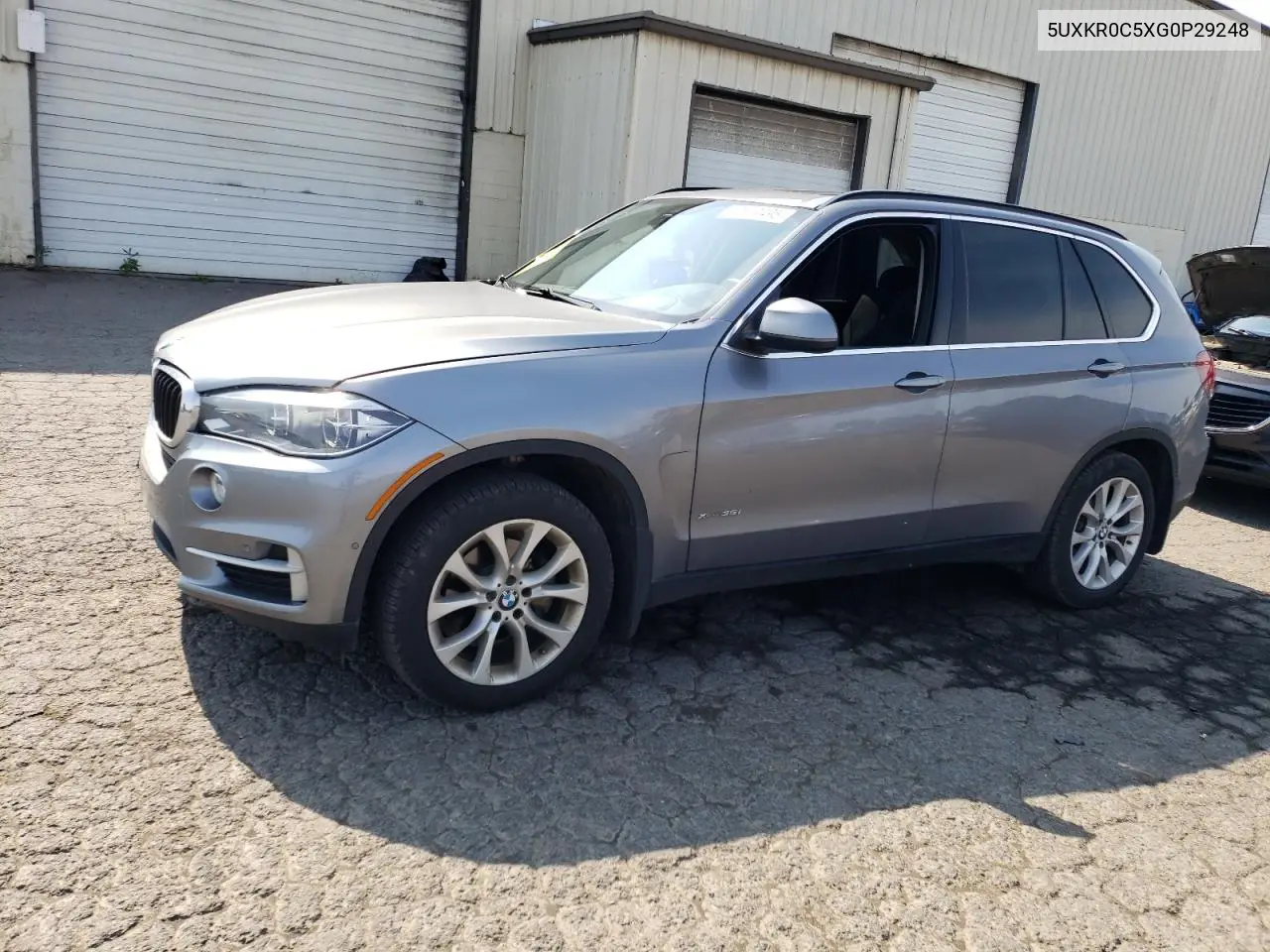 2016 BMW X5 xDrive35I VIN: 5UXKR0C5XG0P29248 Lot: 60654495
