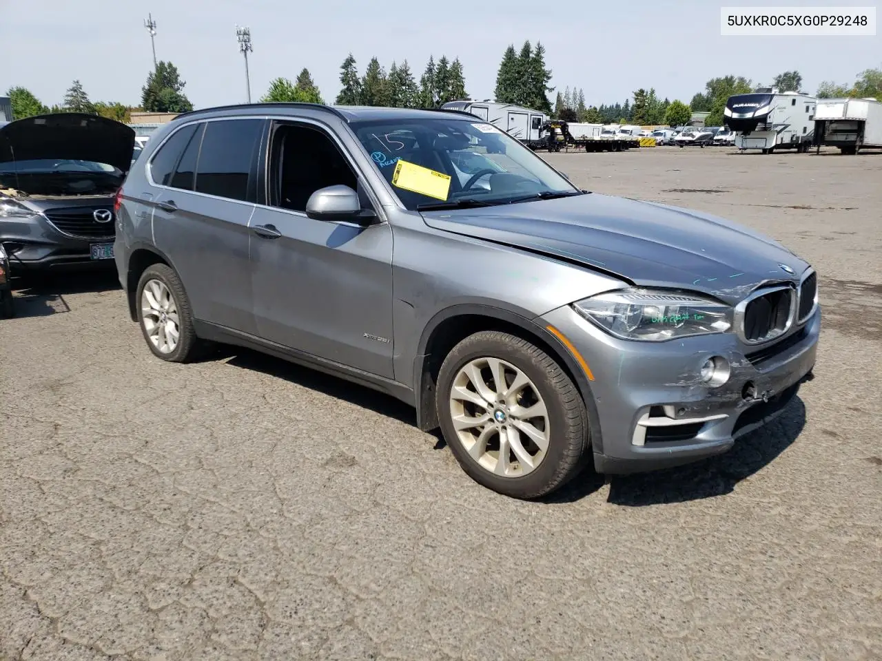 2016 BMW X5 xDrive35I VIN: 5UXKR0C5XG0P29248 Lot: 60654495