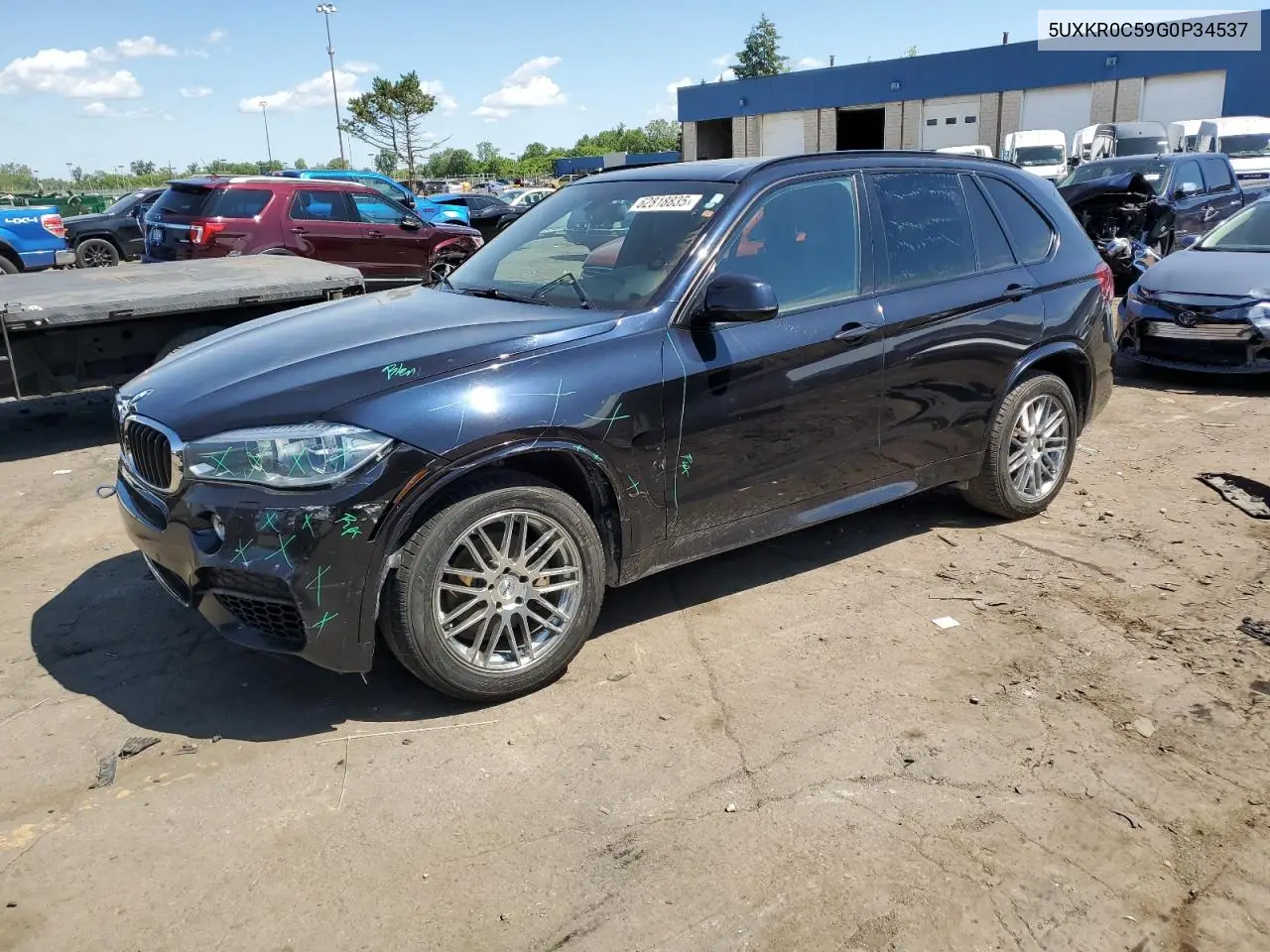 2016 BMW X5 xDrive35I VIN: 5UXKR0C59G0P34537 Lot: 62818835