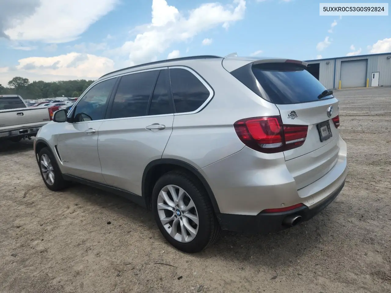 2016 BMW X5 xDrive35I VIN: 5UXKR0C53G0S92824 Lot: 62911315