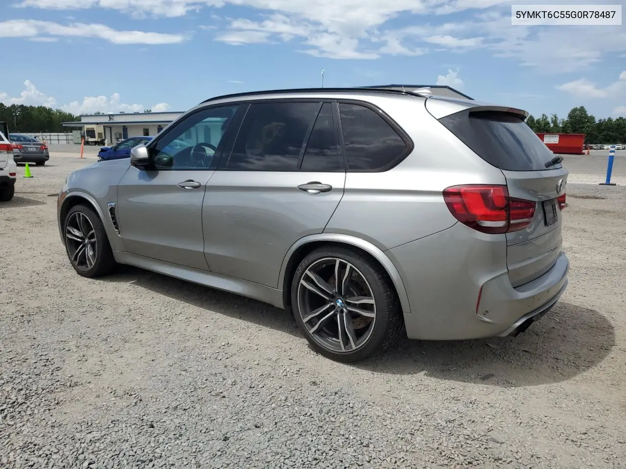 2016 BMW X5 M VIN: 5YMKT6C55G0R78487 Lot: 64692535
