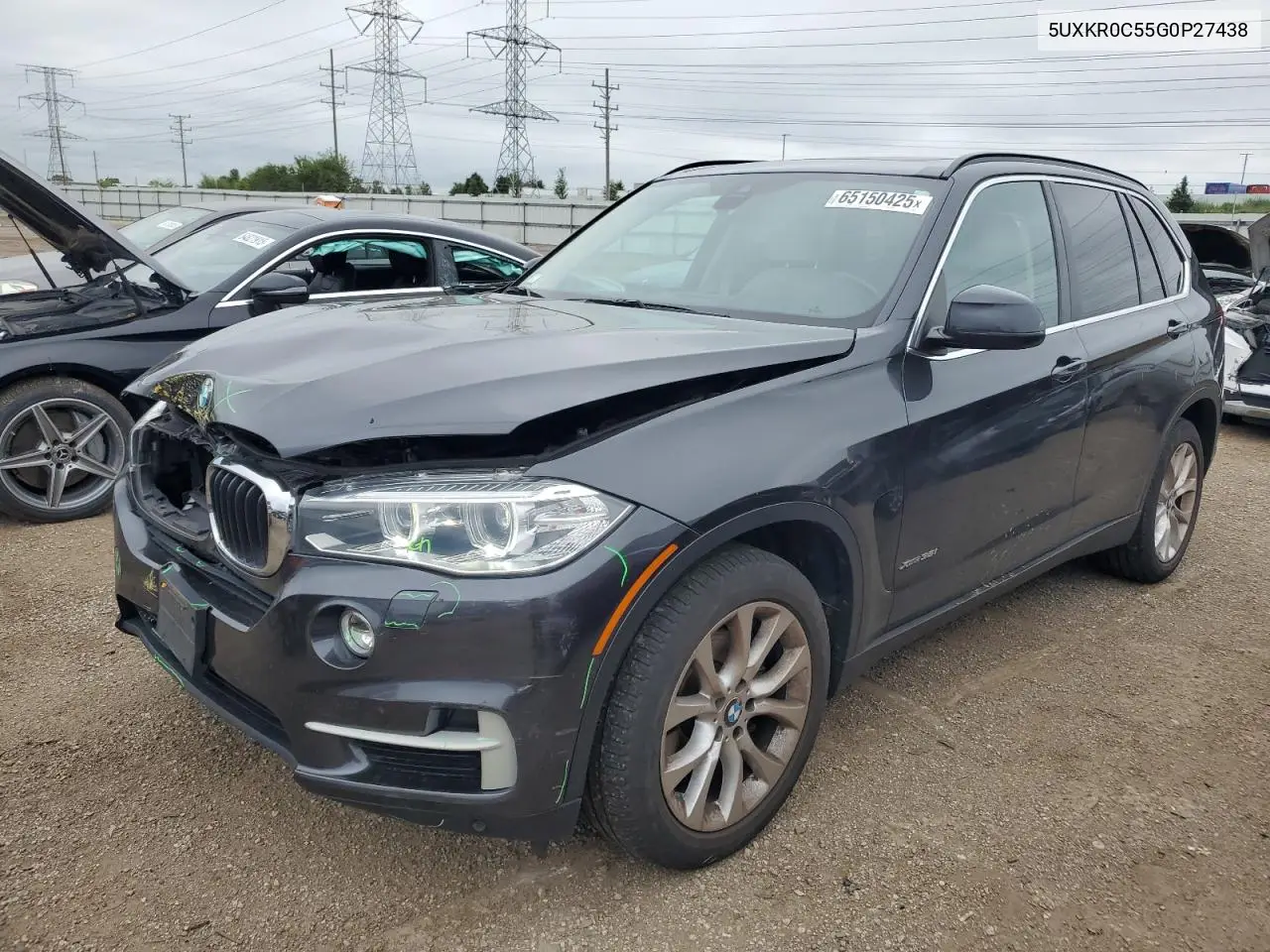 2016 BMW X5 xDrive35I VIN: 5UXKR0C55G0P27438 Lot: 65150425