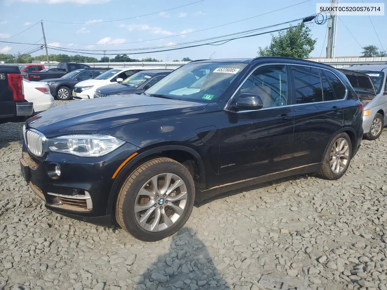 2016 BMW X5 Xdr40E VIN: 5UXKT0C52G0S76714 Lot: 65228085