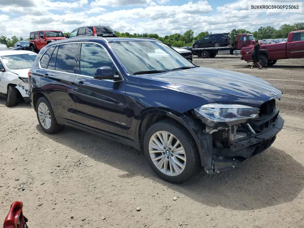 2016 BMW X5 xDrive35I VIN: 5UXKR0C59G0P25062 Lot: 65413255