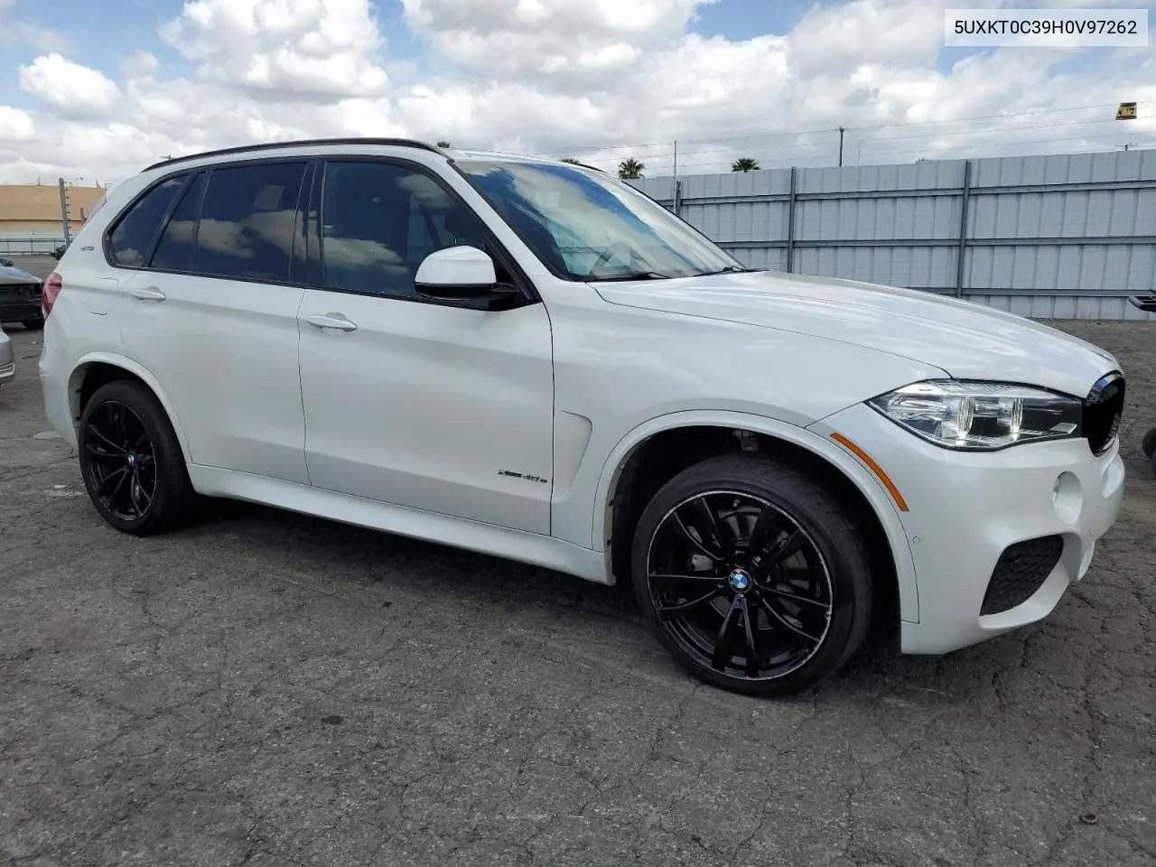 2017 BMW X5 Xdr40E VIN: 5UXKT0C39H0V97262 Lot: 56733885