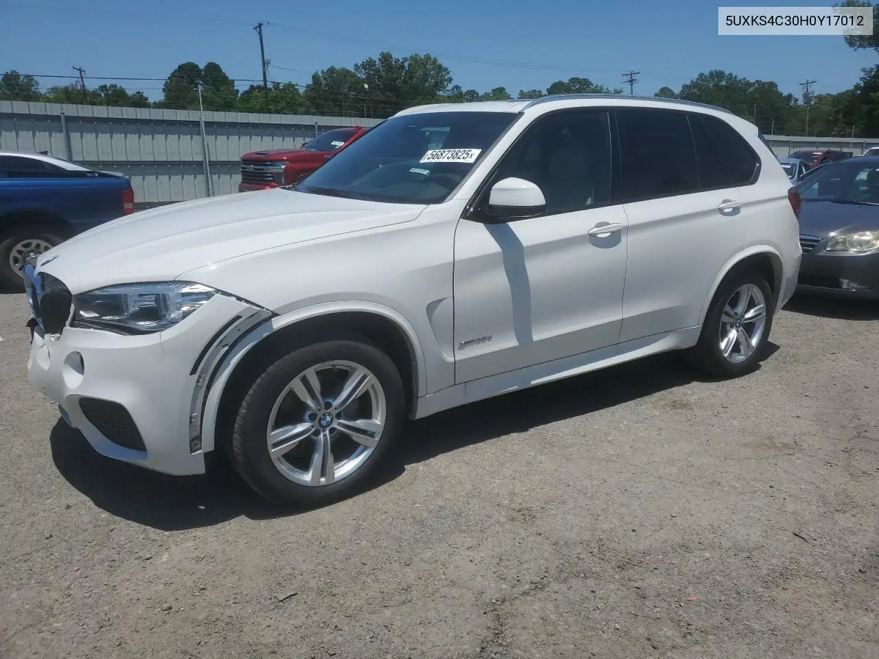 2017 BMW X5 xDrive35D VIN: 5UXKS4C30H0Y17012 Lot: 56873825