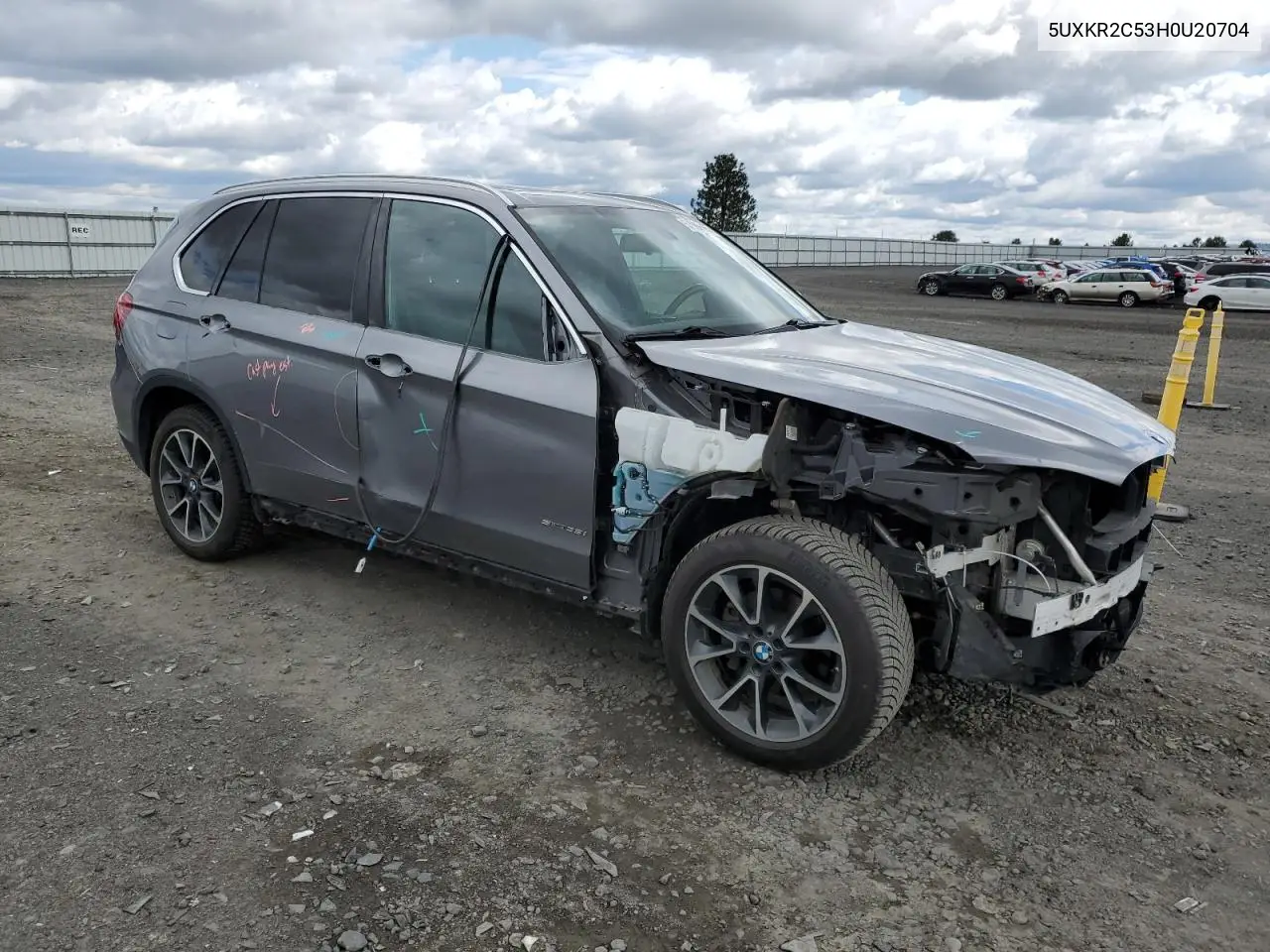 2017 BMW X5 Sdrive35I VIN: 5UXKR2C53H0U20704 Lot: 57099485