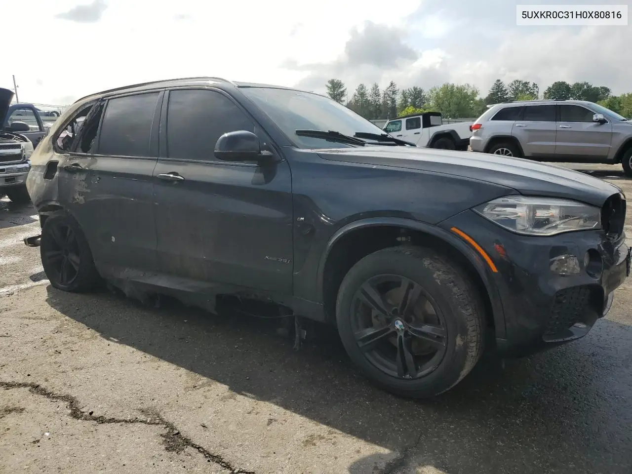 2017 BMW X5 xDrive35I VIN: 5UXKR0C31H0X80816 Lot: 58615435
