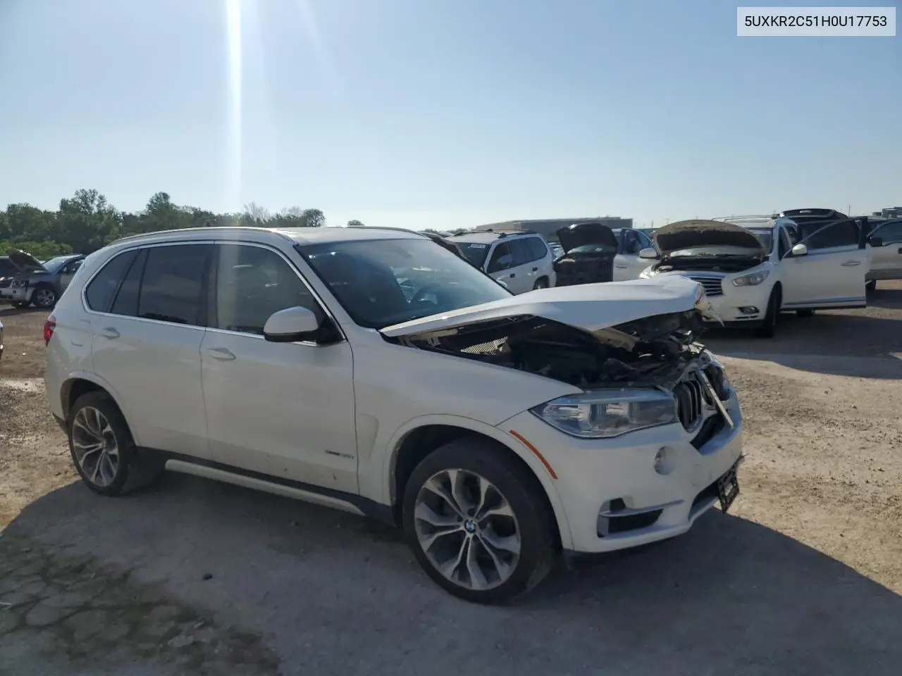 2017 BMW X5 Sdrive35I VIN: 5UXKR2C51H0U17753 Lot: 58737905
