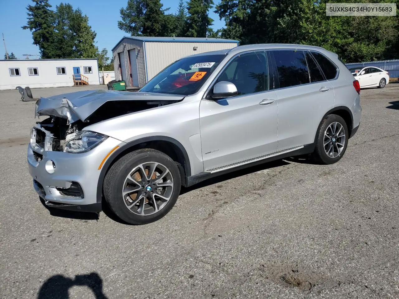 2017 BMW X5 xDrive35D VIN: 5UXKS4C34H0Y15683 Lot: 62953475