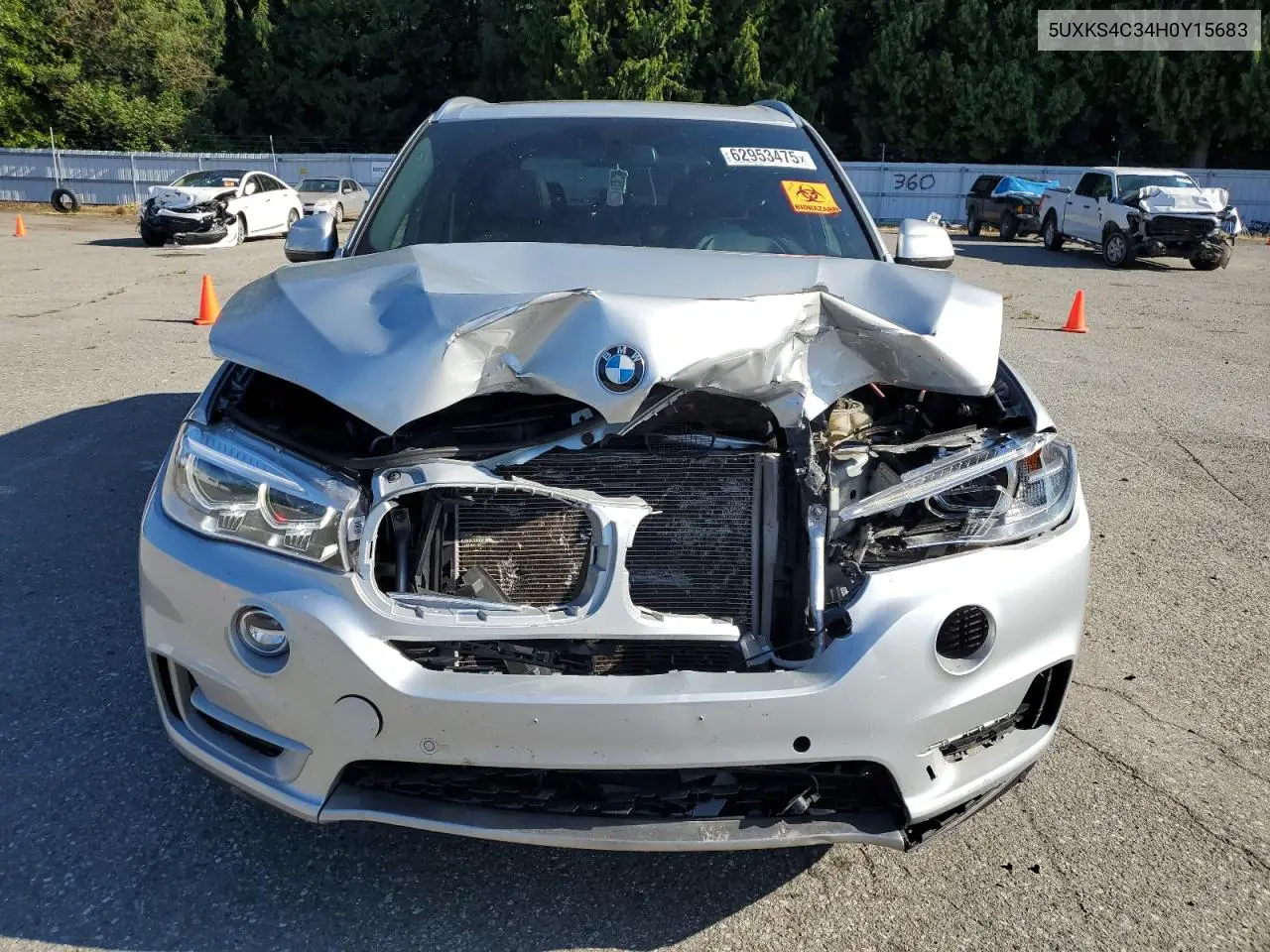 2017 BMW X5 xDrive35D VIN: 5UXKS4C34H0Y15683 Lot: 62953475
