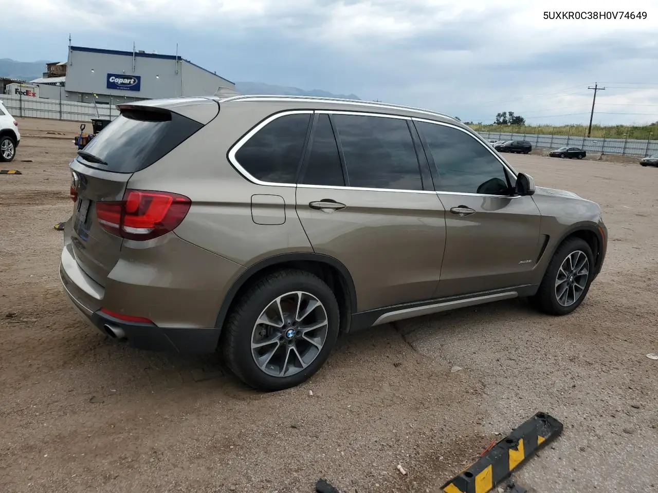 2017 BMW X5 xDrive35I VIN: 5UXKR0C38H0V74649 Lot: 64813565
