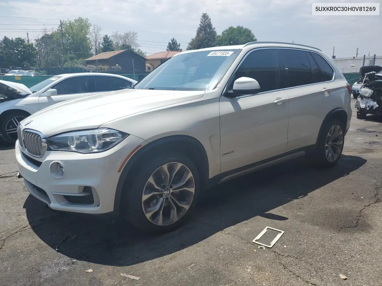 2017 BMW X5 xDrive35I VIN: 5UXKR0C30H0V81269 Lot: 65471935
