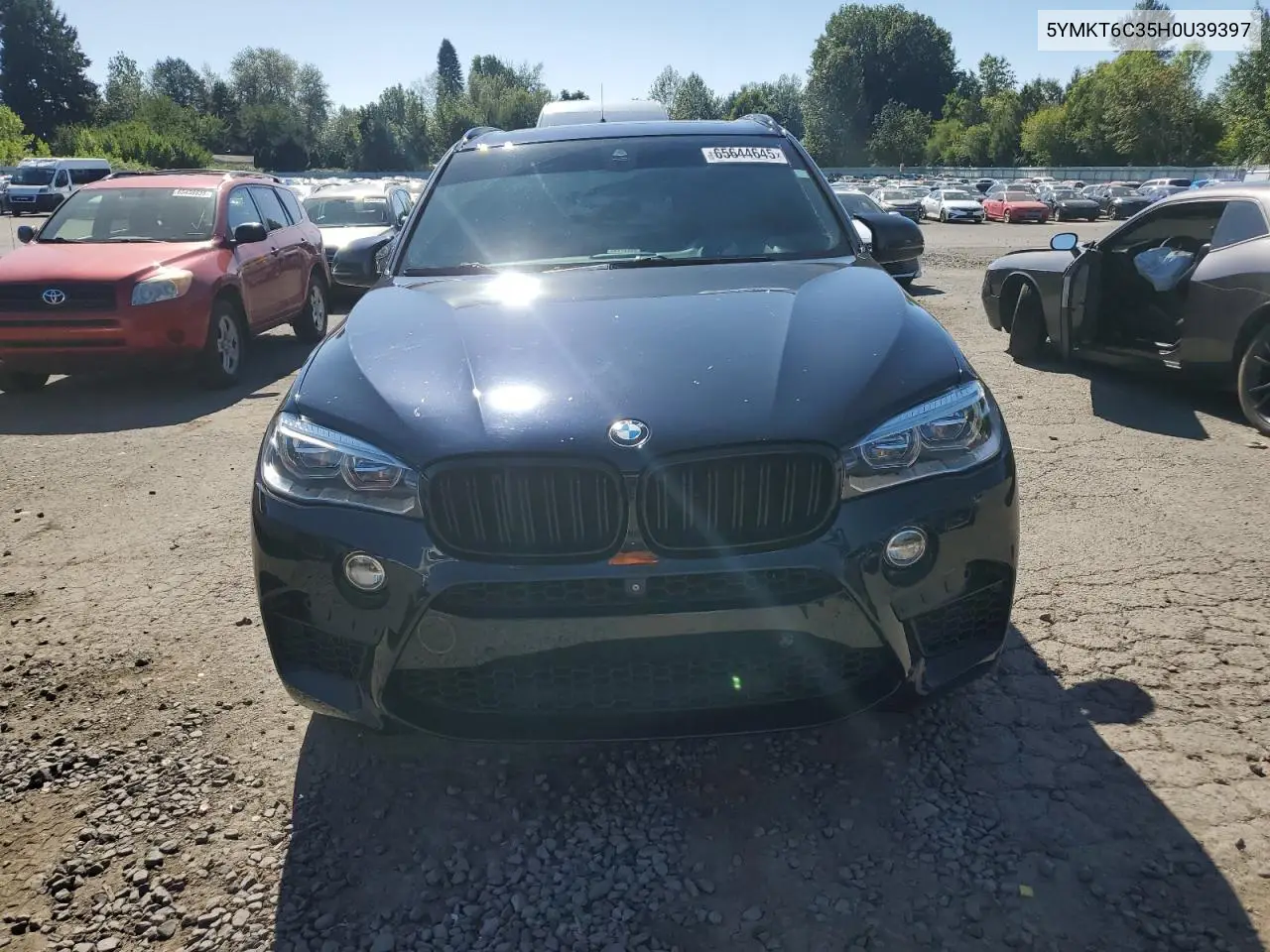 2017 BMW X5 M VIN: 5YMKT6C35H0U39397 Lot: 65644645