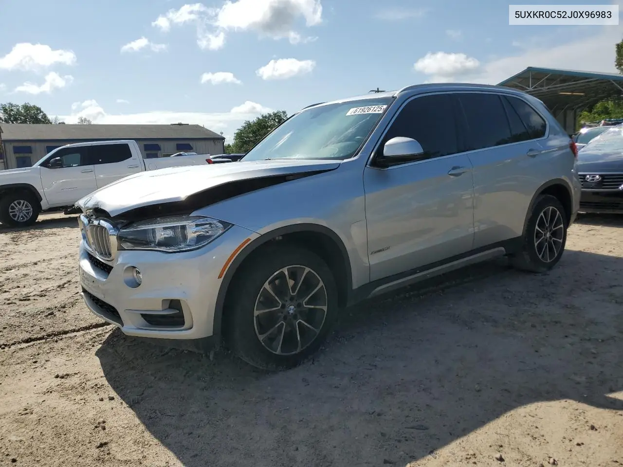 2018 BMW X5 xDrive35I VIN: 5UXKR0C52J0X96983 Lot: 61926125