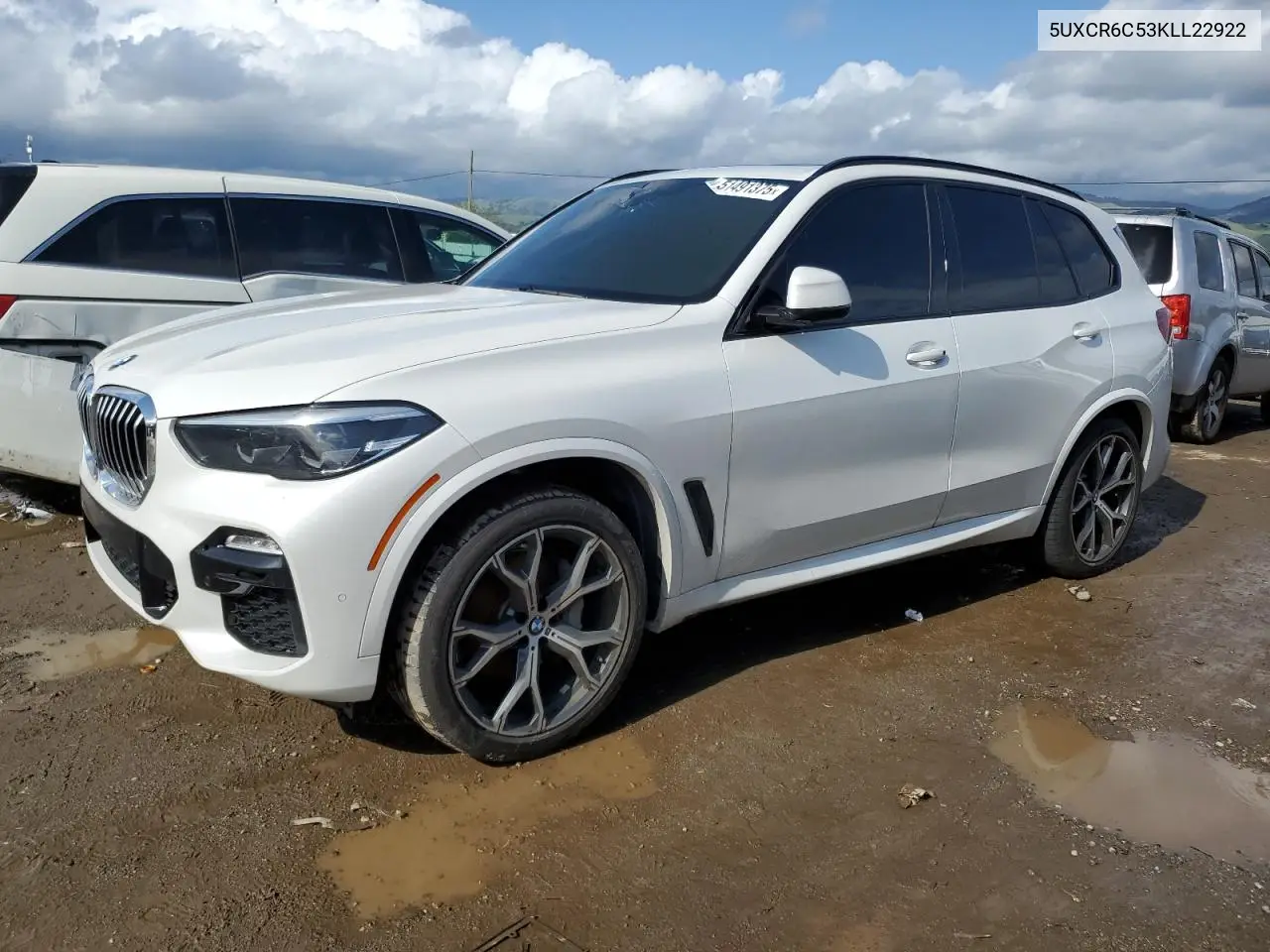 2019 BMW X5 xDrive40I VIN: 5UXCR6C53KLL22922 Lot: 51491375