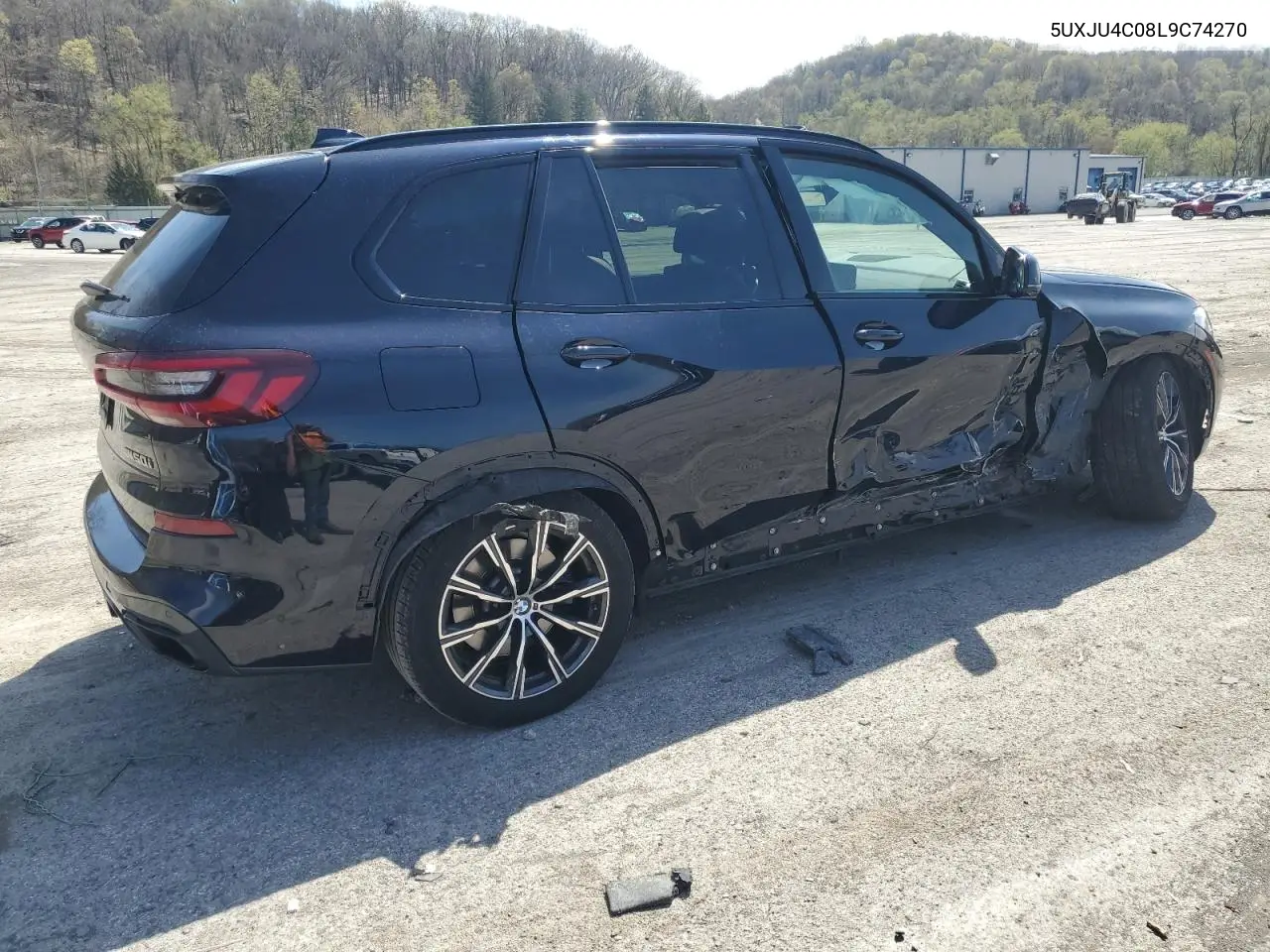 2020 BMW X5 M50I VIN: 5UXJU4C08L9C74270 Lot: 54018725