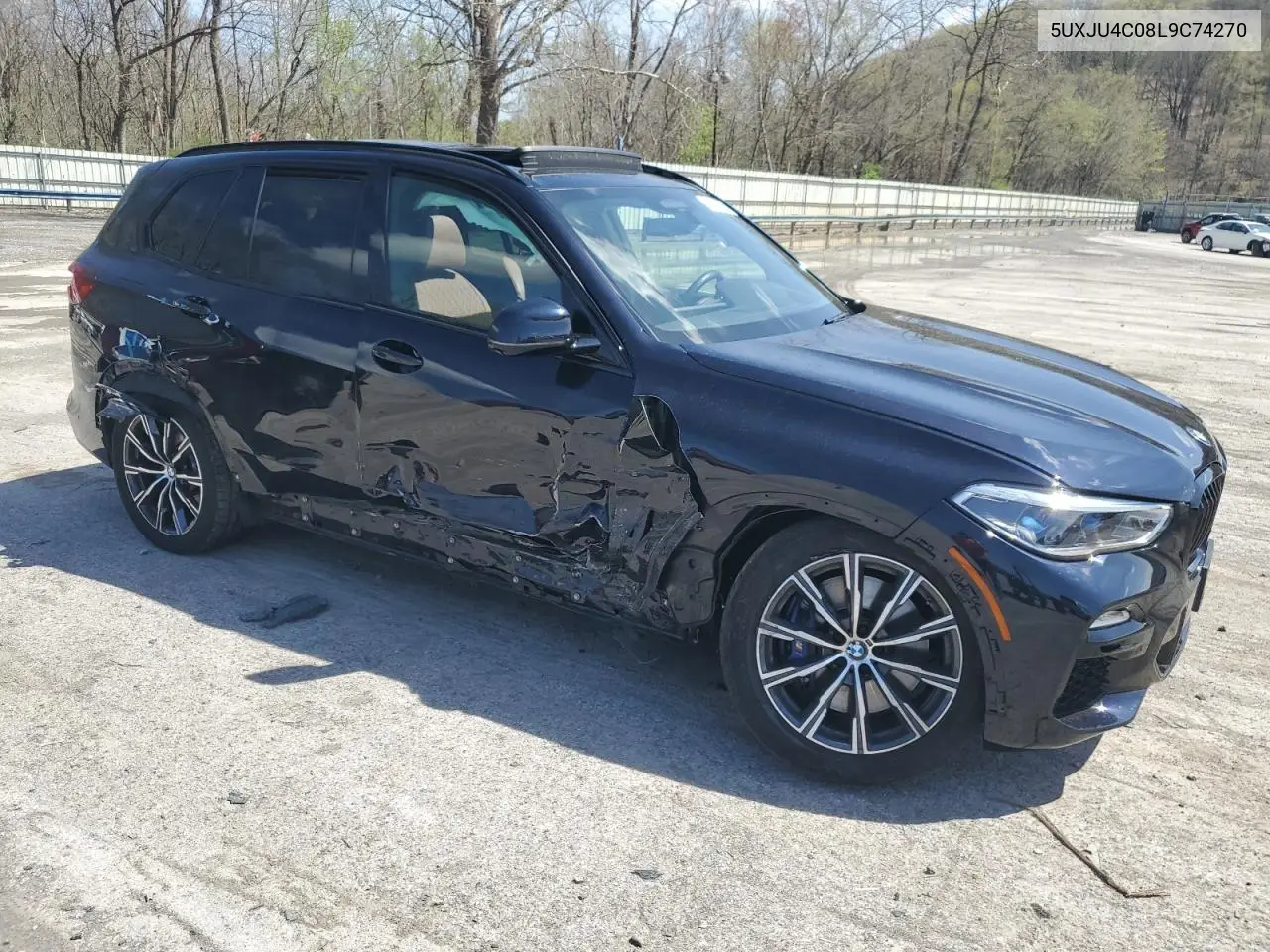 2020 BMW X5 M50I VIN: 5UXJU4C08L9C74270 Lot: 54018725