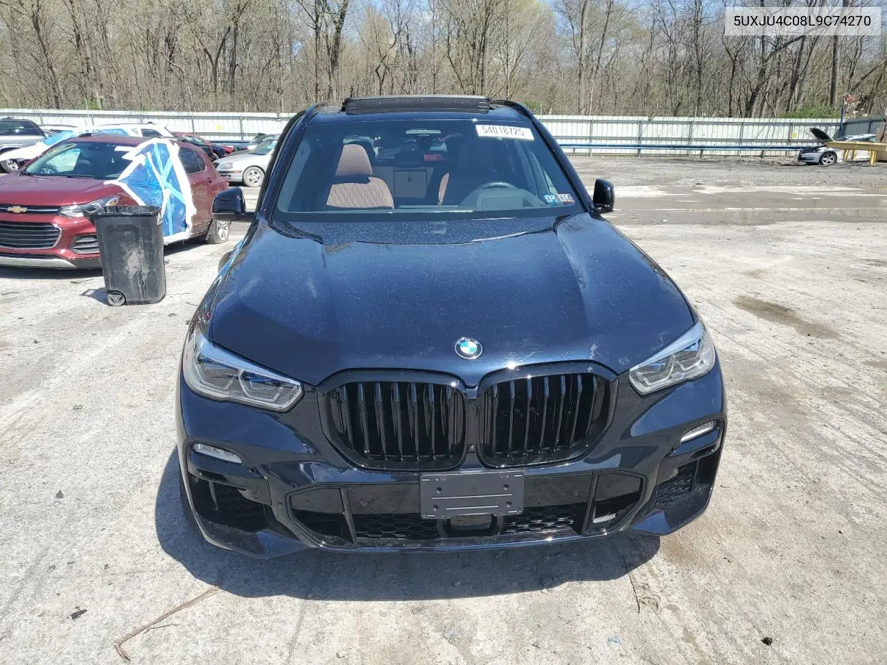 2020 BMW X5 M50I VIN: 5UXJU4C08L9C74270 Lot: 54018725