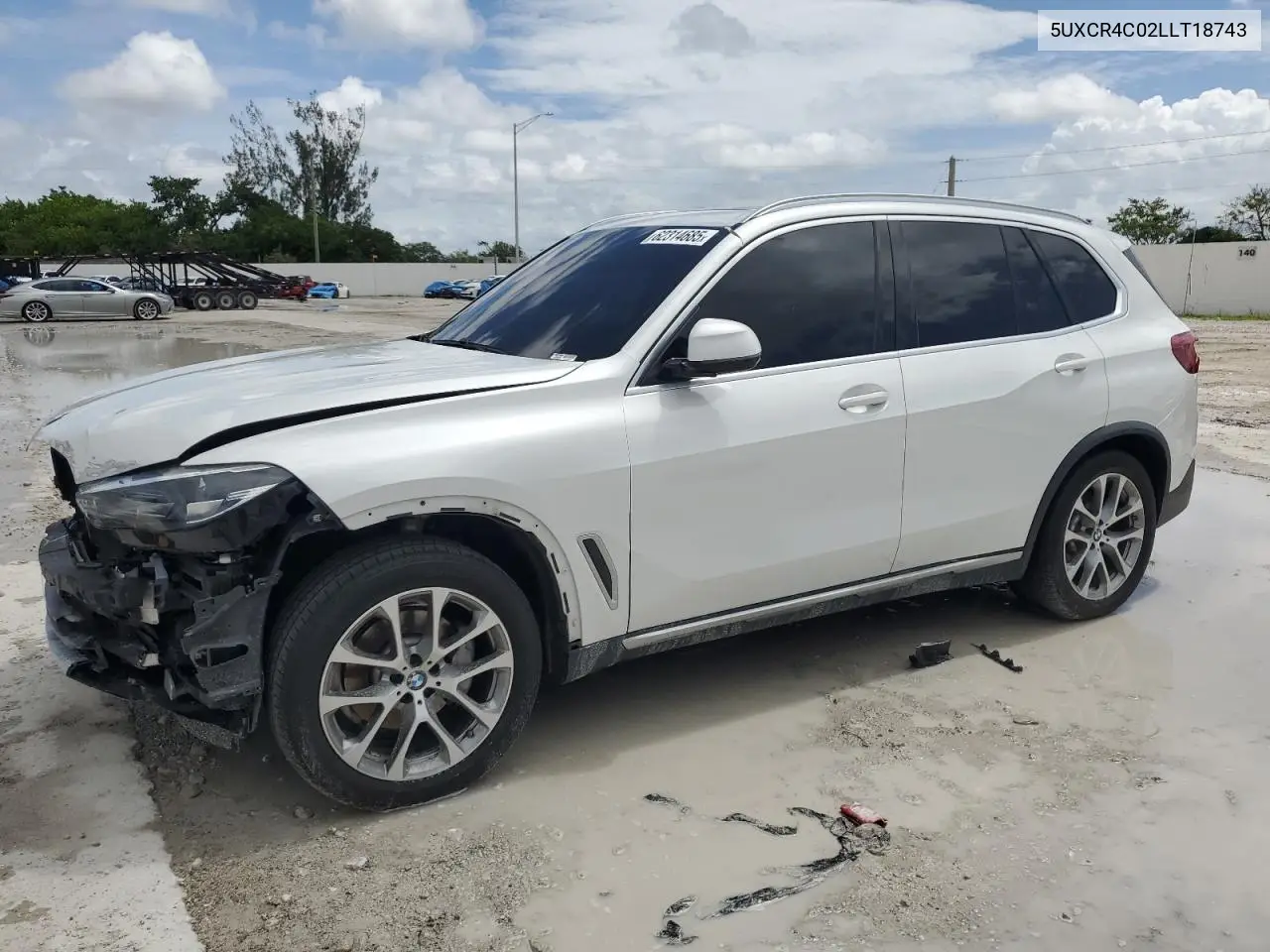 2020 BMW X5 Sdrive 40I VIN: 5UXCR4C02LLT18743 Lot: 62314685