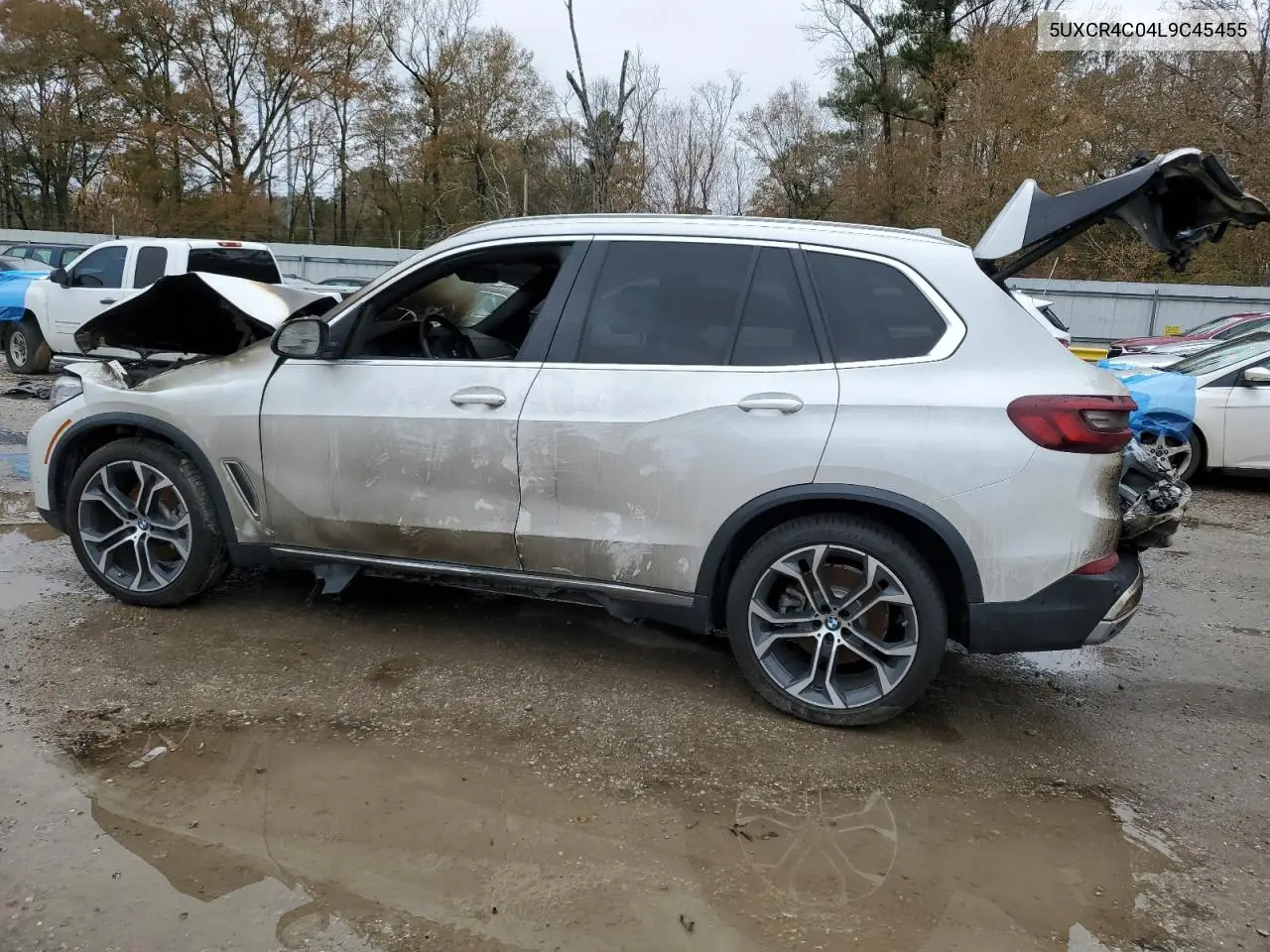2020 BMW X5 Sdrive 40I VIN: 5UXCR4C04L9C45455 Lot: 89016545