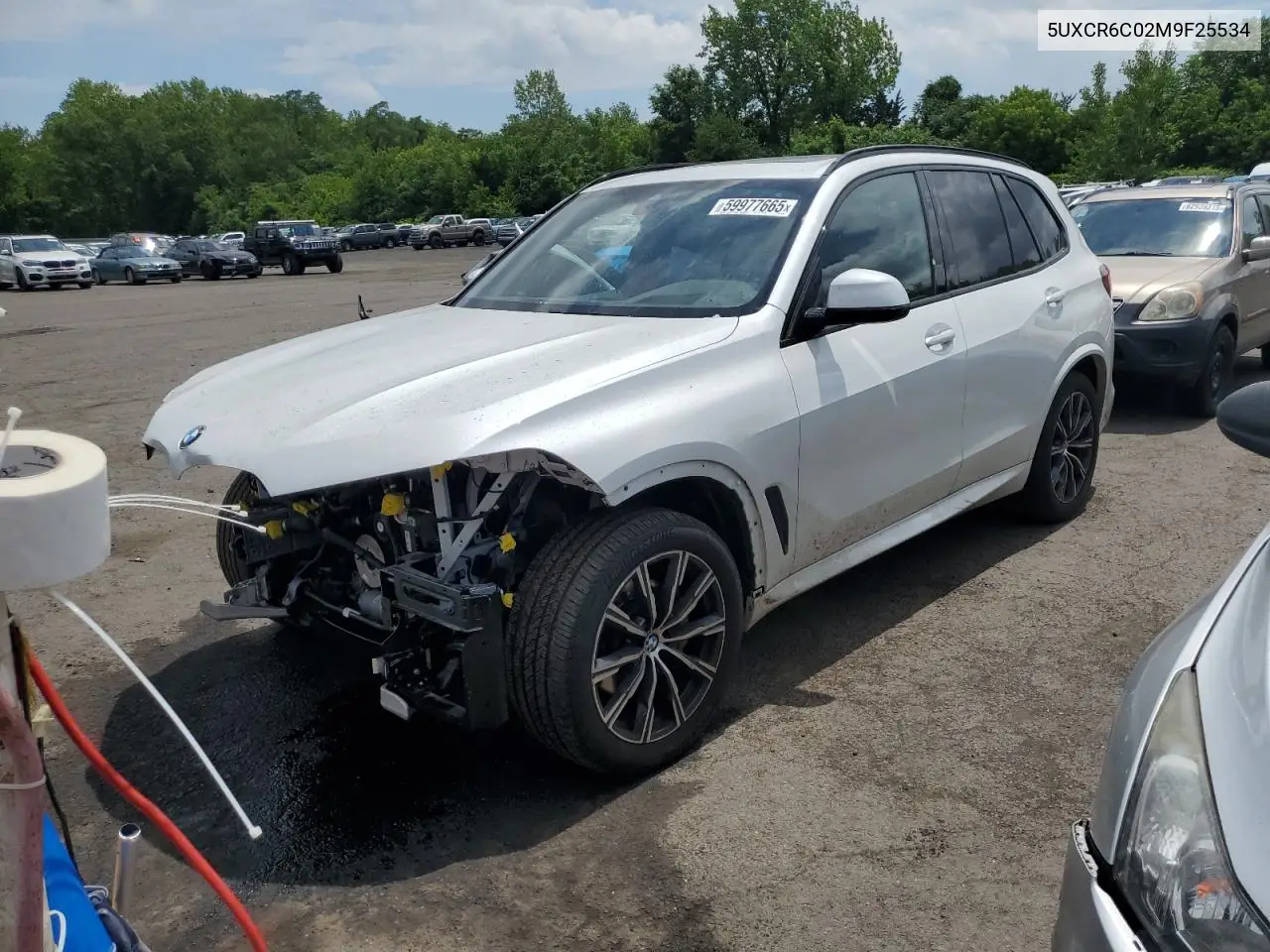 2021 BMW X5 xDrive40I VIN: 5UXCR6C02M9F25534 Lot: 59977665