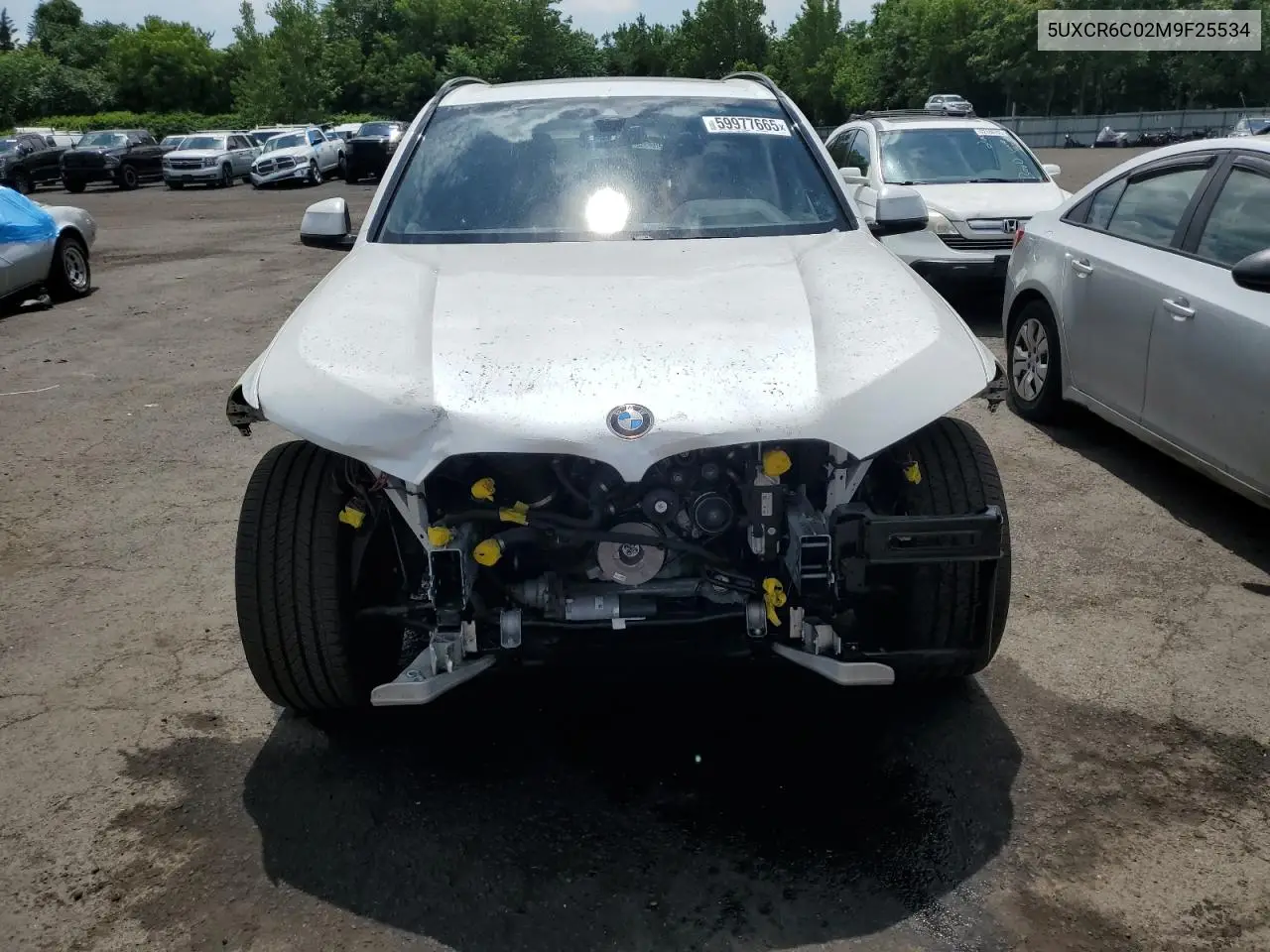 2021 BMW X5 xDrive40I VIN: 5UXCR6C02M9F25534 Lot: 59977665