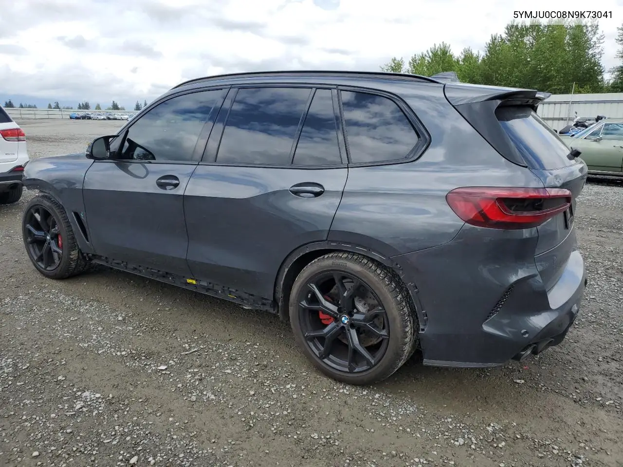 2022 BMW X5 M VIN: 5YMJU0C08N9K73041 Lot: 50552535