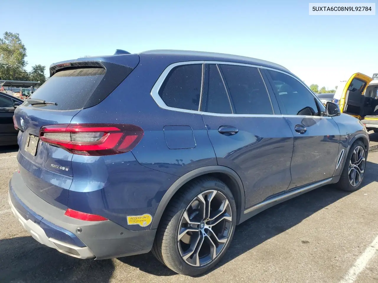 2022 BMW X5 xDrive45E VIN: 5UXTA6C08N9L92784 Lot: 56764245