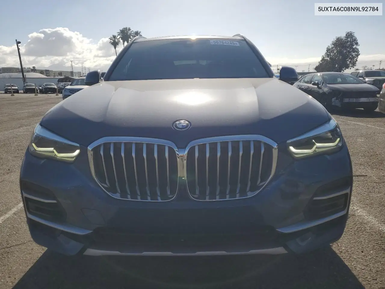 2022 BMW X5 xDrive45E VIN: 5UXTA6C08N9L92784 Lot: 56764245