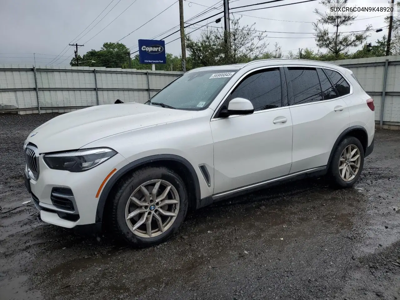 2022 BMW X5 xDrive40I VIN: 5UXCR6C04N9K48920 Lot: 56966845