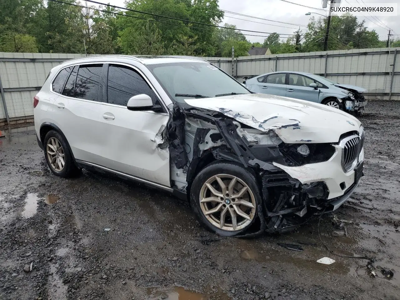 2022 BMW X5 xDrive40I VIN: 5UXCR6C04N9K48920 Lot: 56966845