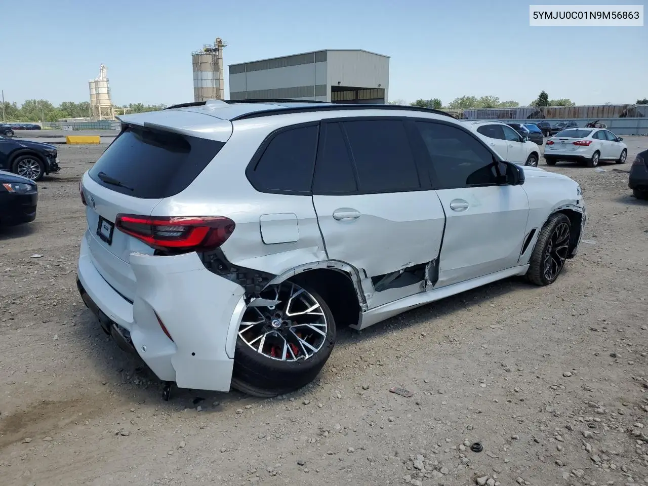 2022 BMW X5 M VIN: 5YMJU0C01N9M56863 Lot: 61859145