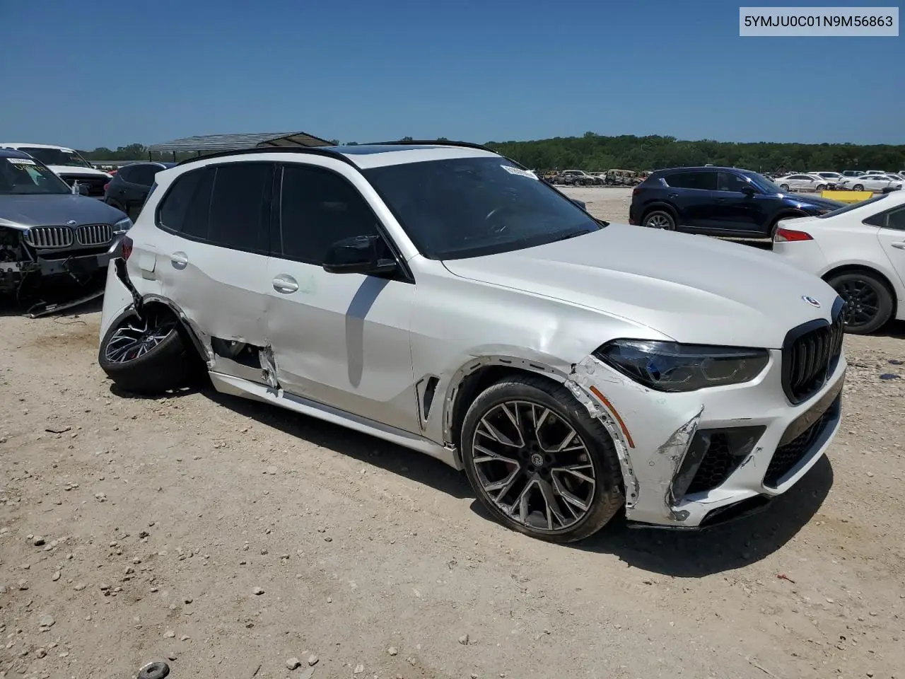 2022 BMW X5 M VIN: 5YMJU0C01N9M56863 Lot: 61859145