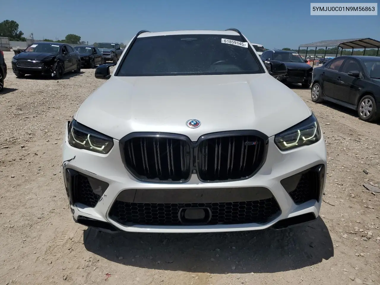 2022 BMW X5 M VIN: 5YMJU0C01N9M56863 Lot: 61859145