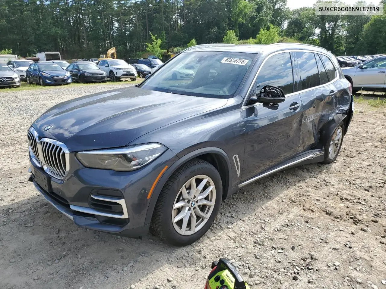 2022 BMW X5 xDrive40I VIN: 5UXCR6C08N9L87819 Lot: 62655725