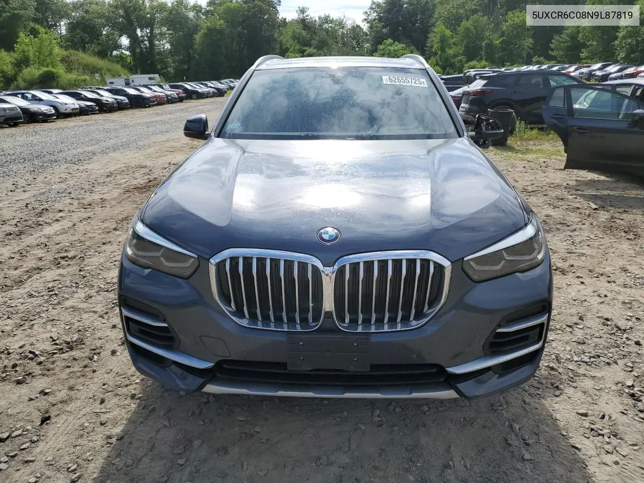 2022 BMW X5 xDrive40I VIN: 5UXCR6C08N9L87819 Lot: 62655725