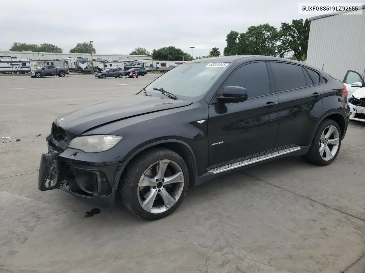 2009 BMW X6 VIN: 5UXFG83519LZ92655 Lot: 53864645