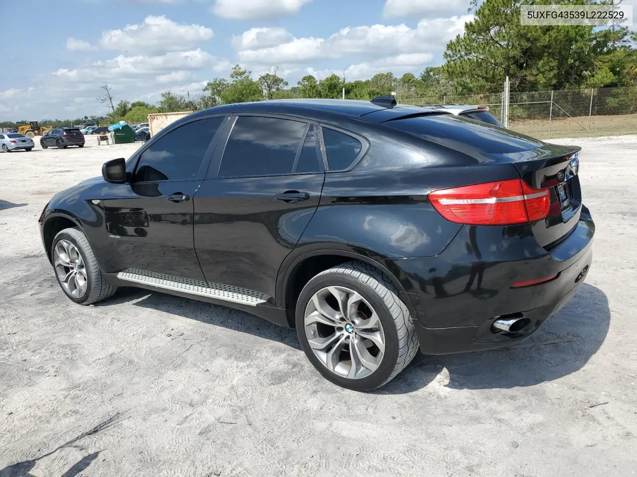 2009 BMW X6 xDrive35I VIN: 5UXFG43539L222529 Lot: 56643035