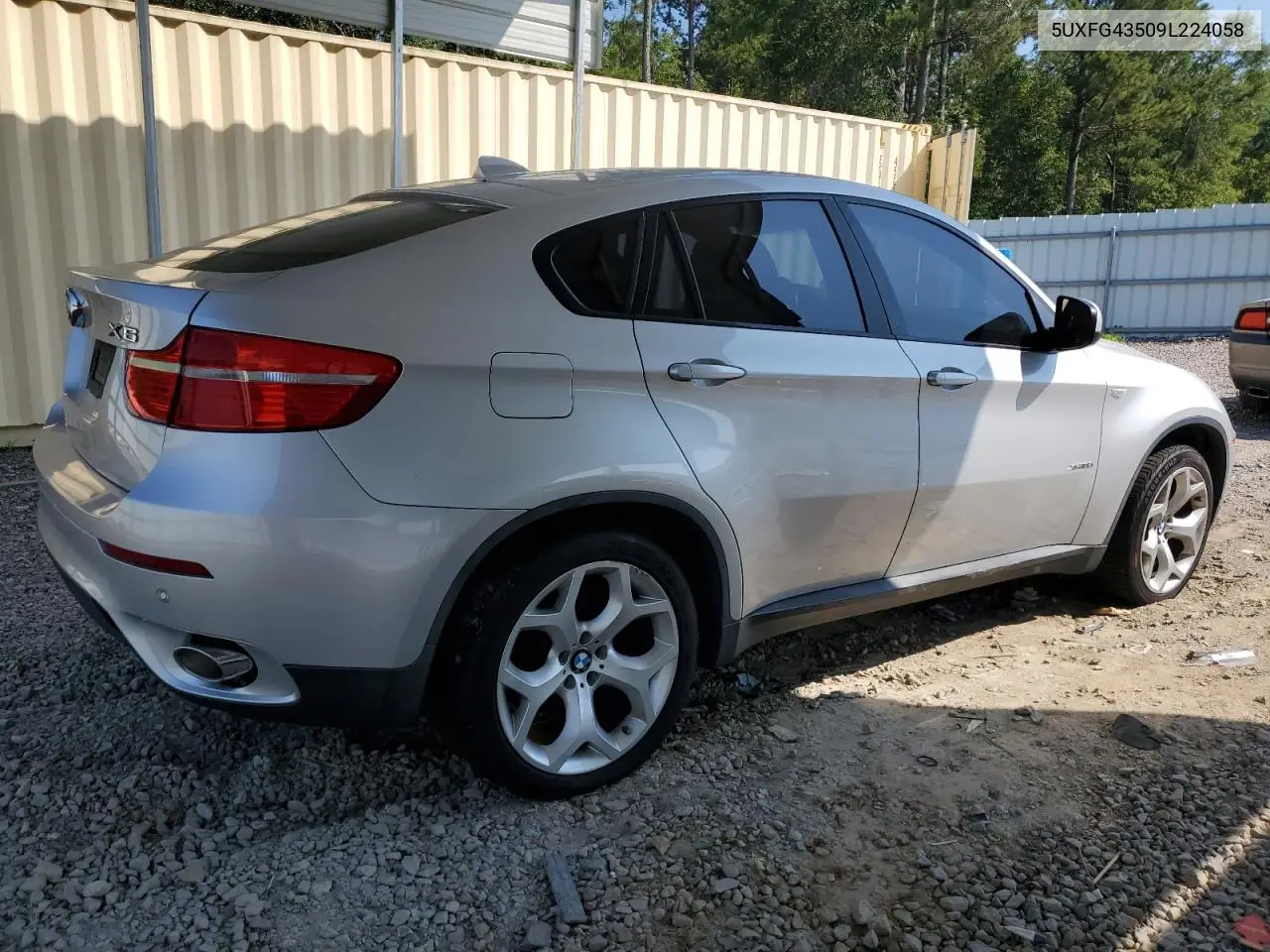 2009 BMW X6 xDrive35I VIN: 5UXFG43509L224058 Lot: 62068125