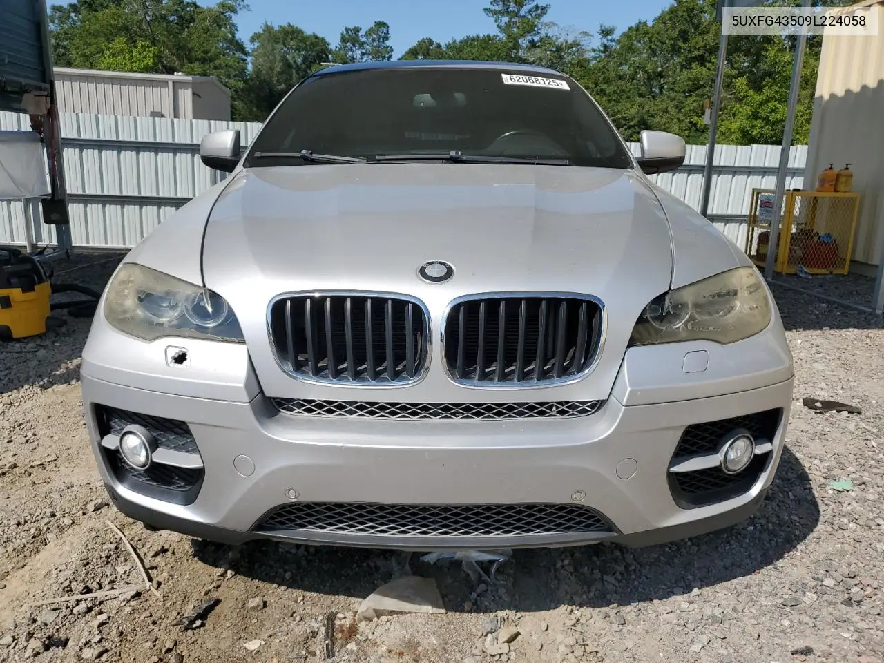 2009 BMW X6 xDrive35I VIN: 5UXFG43509L224058 Lot: 62068125