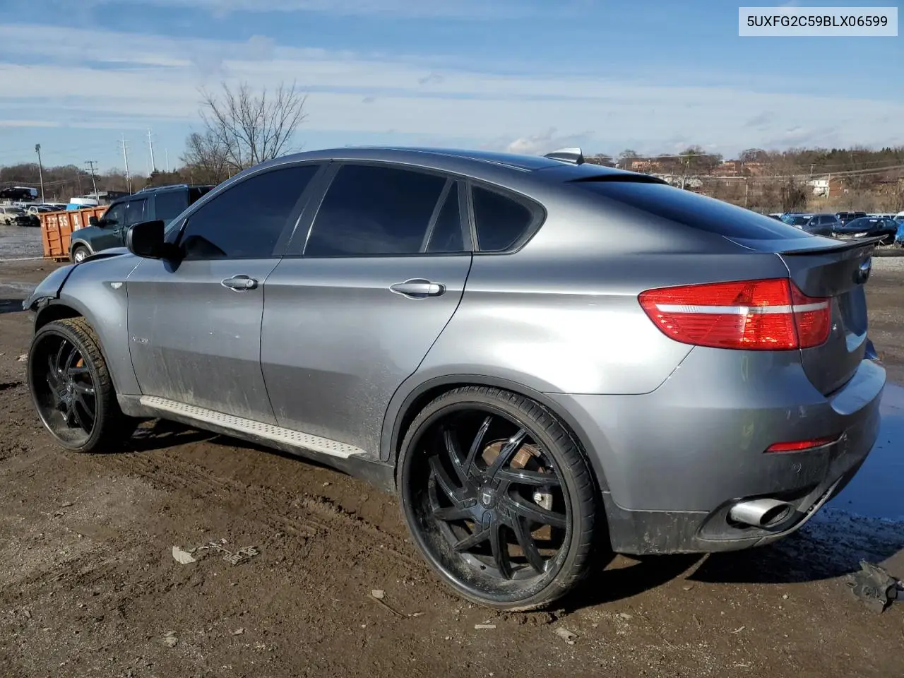 2011 BMW X6 xDrive35I VIN: 5UXFG2C59BLX06599 Lot: 45248265