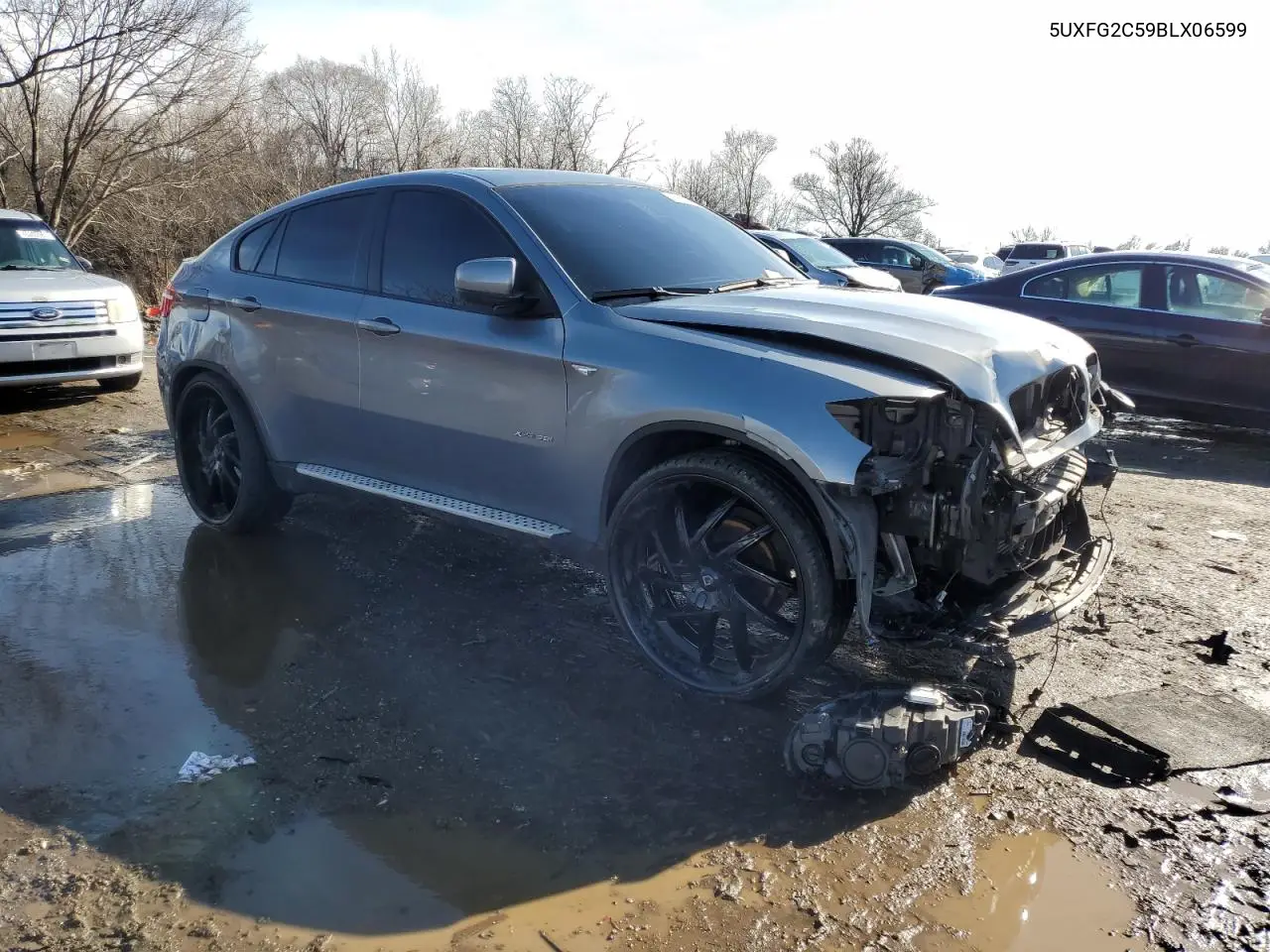 2011 BMW X6 xDrive35I VIN: 5UXFG2C59BLX06599 Lot: 45248265