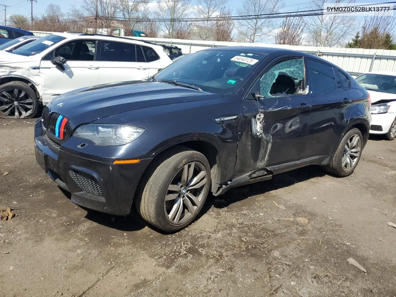 2011 BMW X6 M VIN: 5YMGZ0C52BLK13777 Lot: 54040125