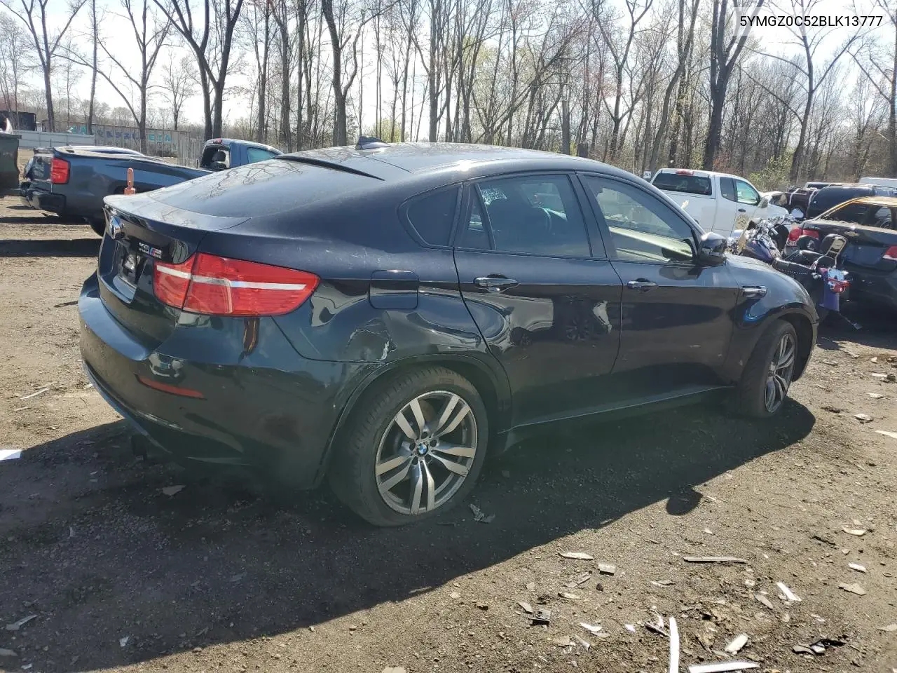 2011 BMW X6 M VIN: 5YMGZ0C52BLK13777 Lot: 54040125