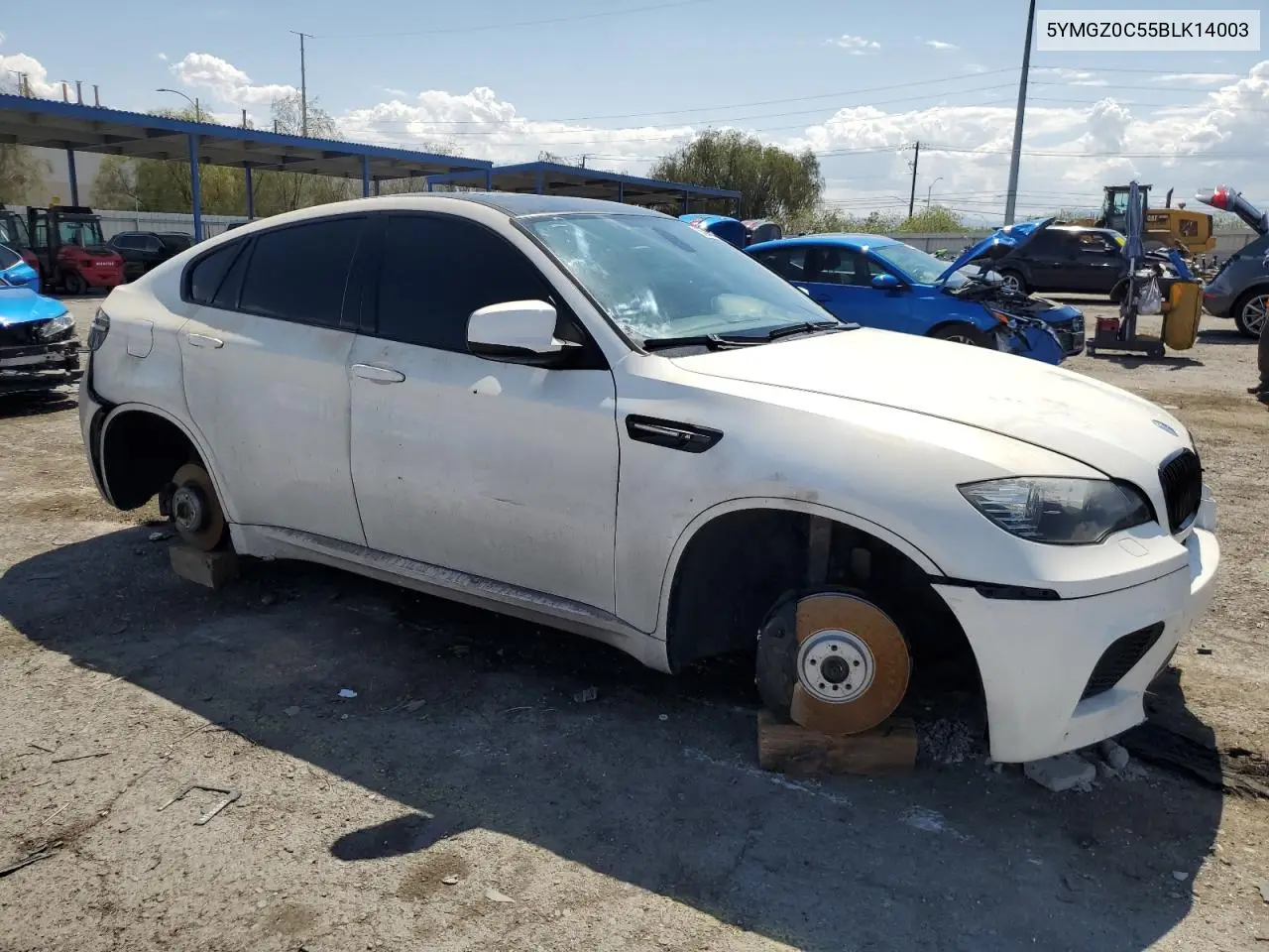 2011 BMW X6 M VIN: 5YMGZ0C55BLK14003 Lot: 55846685