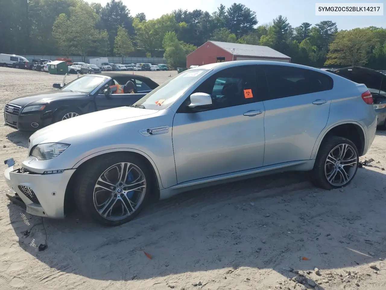 2011 BMW X6 M VIN: 5YMGZ0C52BLK14217 Lot: 56367085