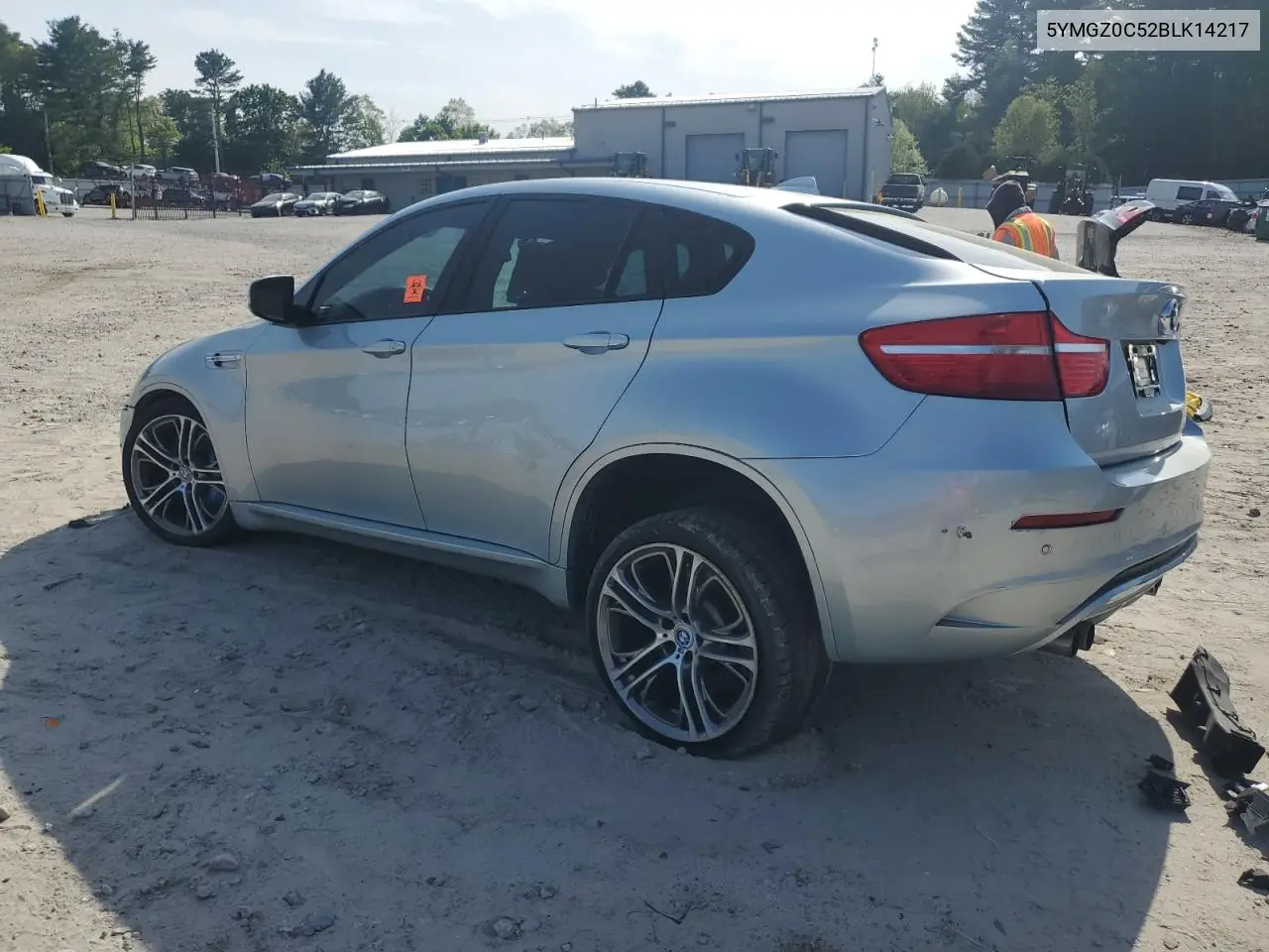2011 BMW X6 M VIN: 5YMGZ0C52BLK14217 Lot: 56367085